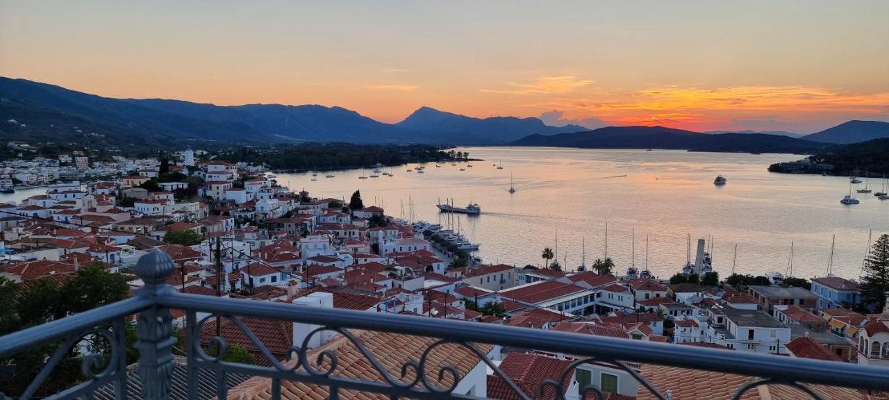 Panoramic View Lejlighed Poros Town Eksteriør billede
