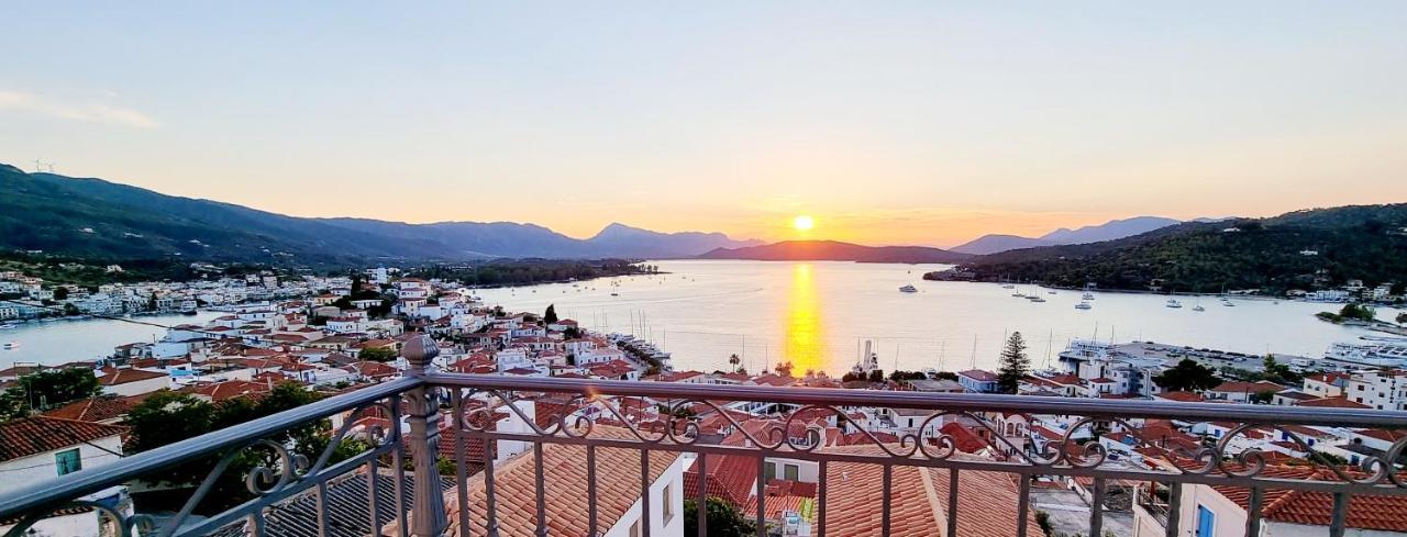 Panoramic View Lejlighed Poros Town Eksteriør billede