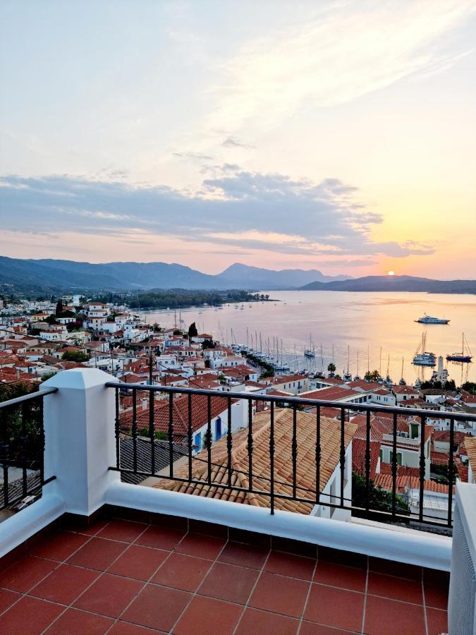 Panoramic View Lejlighed Poros Town Eksteriør billede