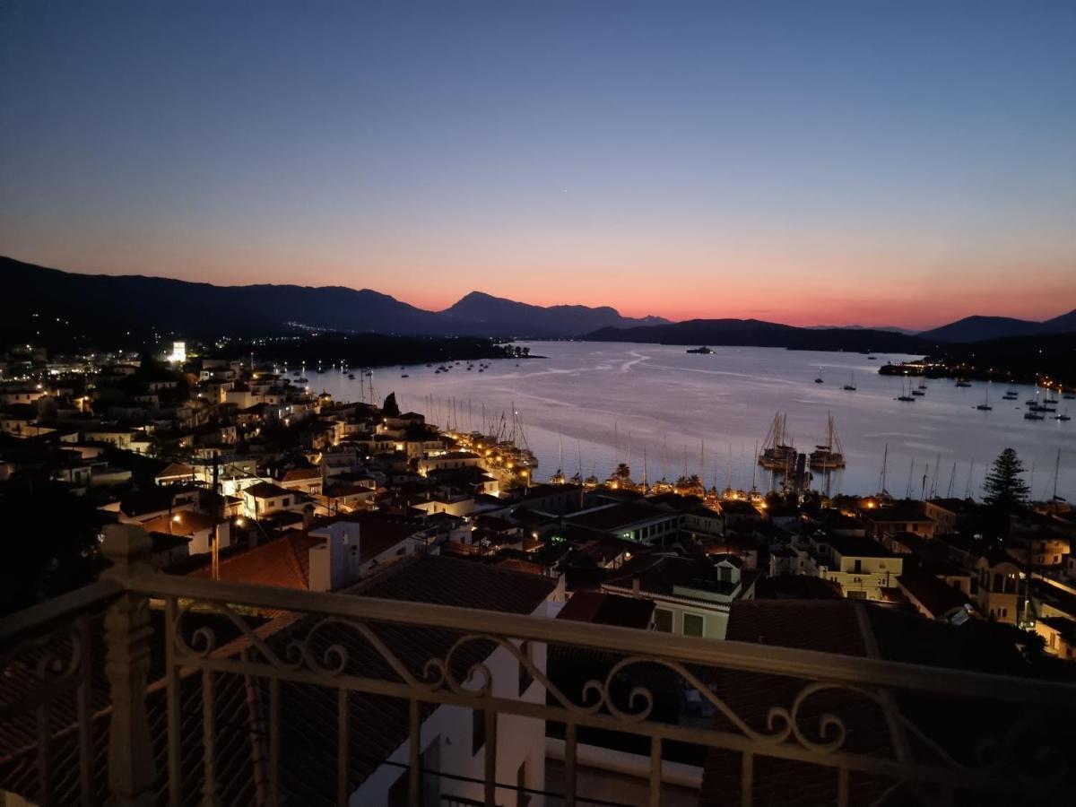 Panoramic View Lejlighed Poros Town Eksteriør billede