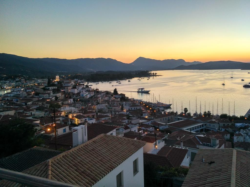 Panoramic View Lejlighed Poros Town Eksteriør billede