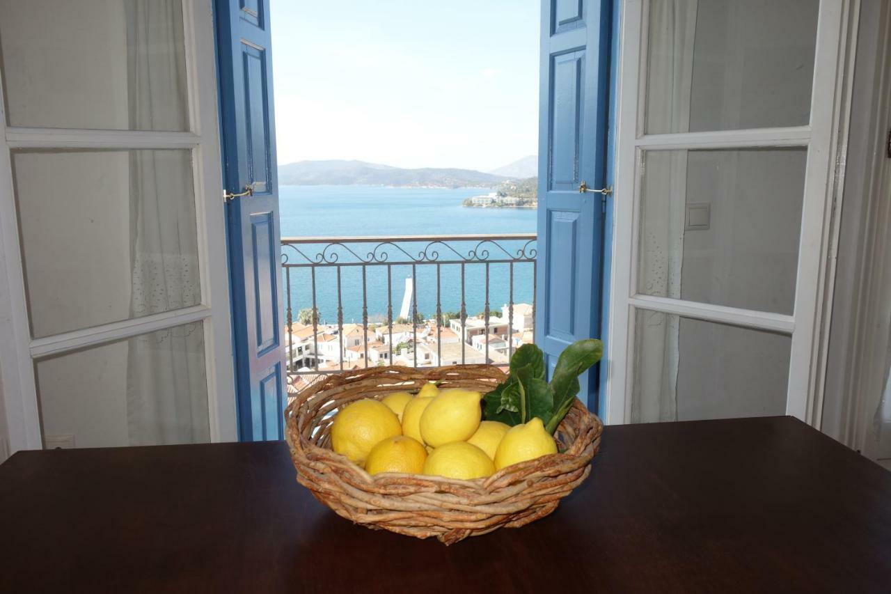 Panoramic View Lejlighed Poros Town Eksteriør billede