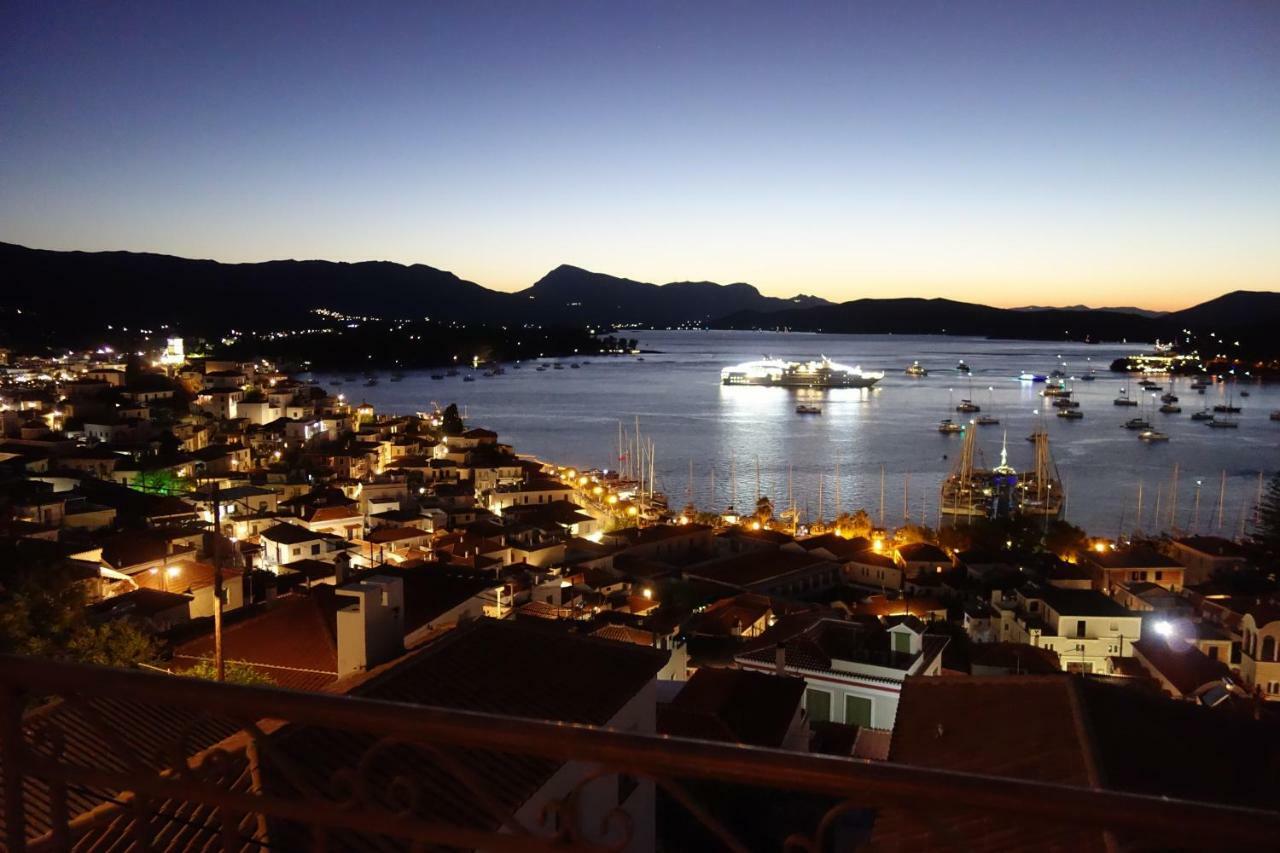 Panoramic View Lejlighed Poros Town Eksteriør billede